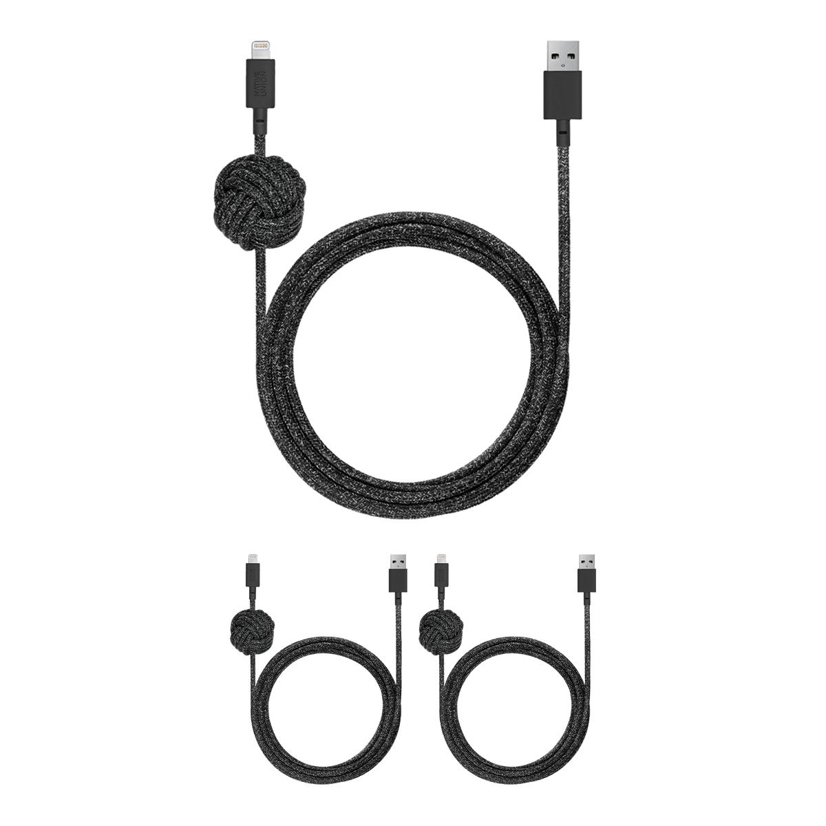 3-Pack Night Cable (USB-A to Lightning)