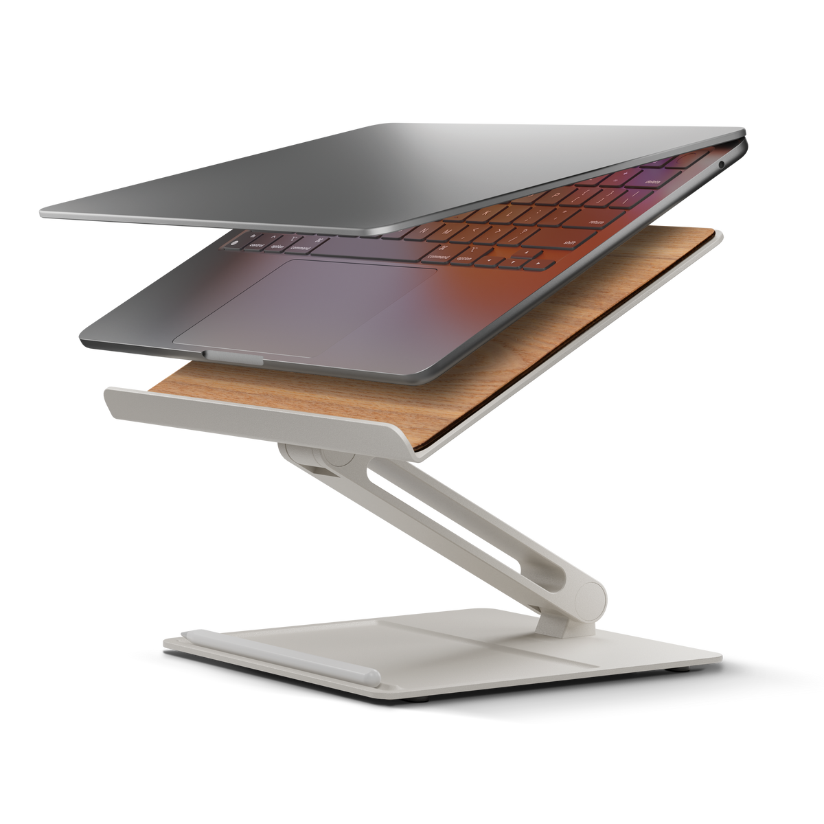 Desk Laptop Stand Wood