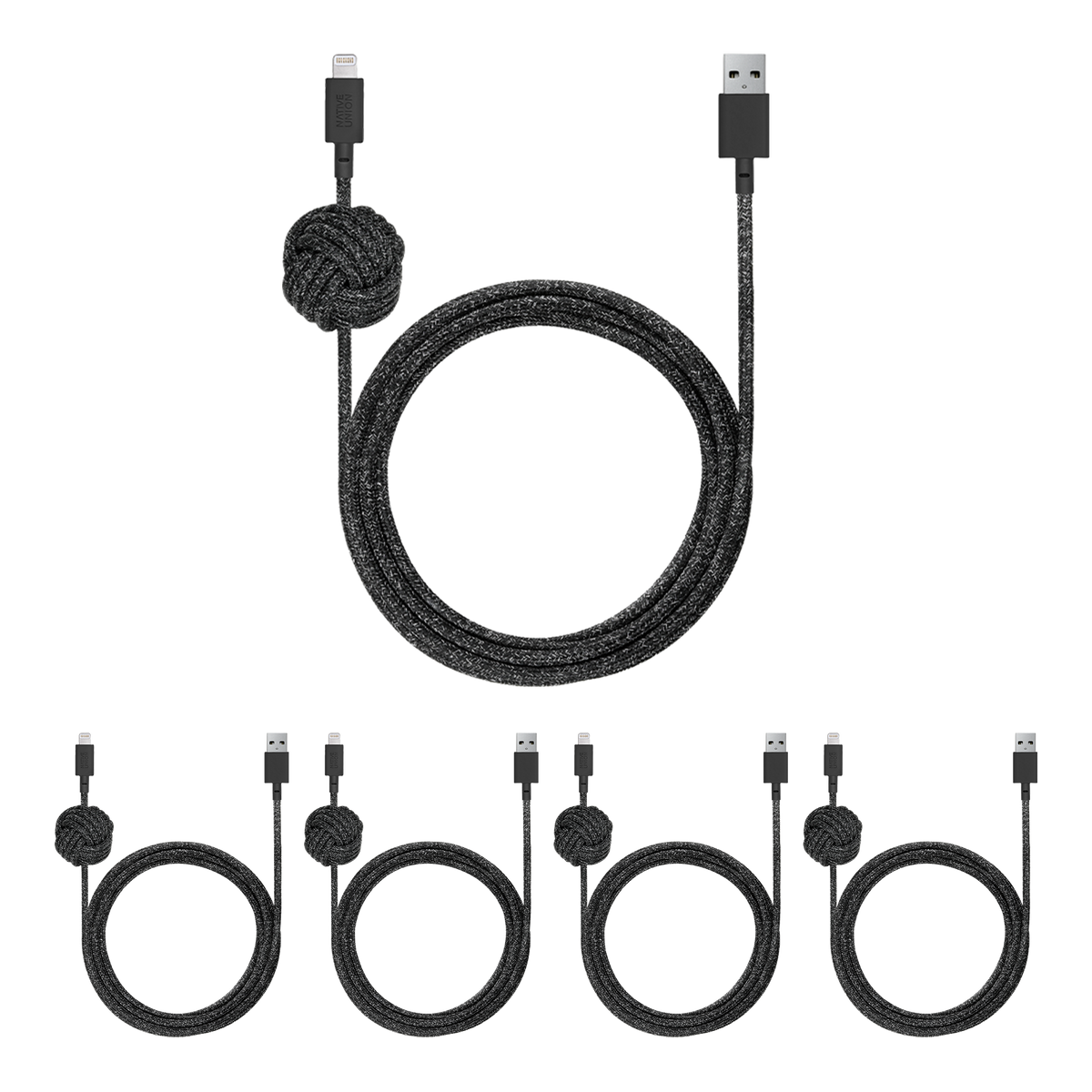 5-Pack Night Cable (USB-A to Lightning)